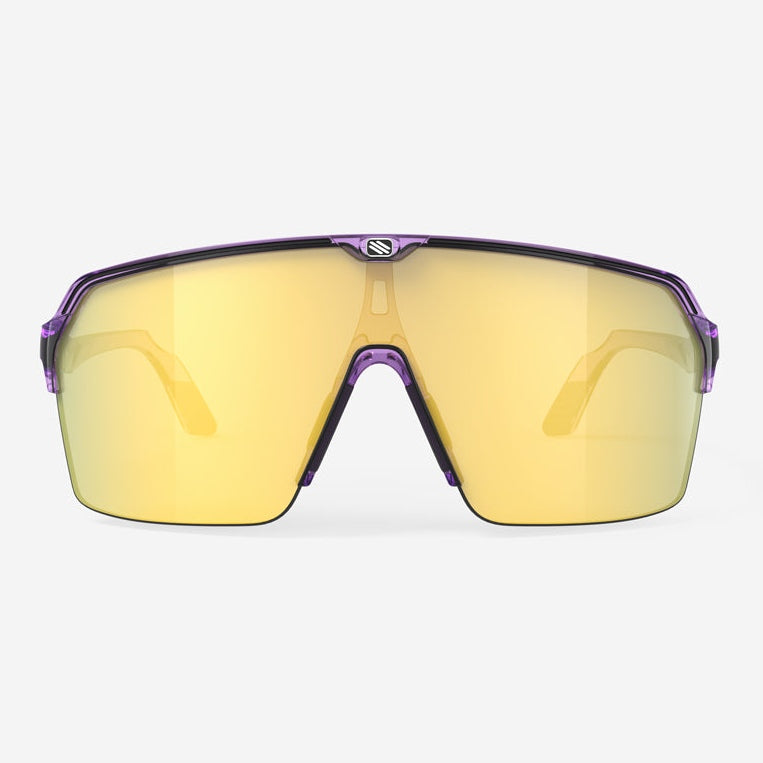 Occhiali Rudy Spinshield Air - Crystal Lilac Multilaser Gold - C