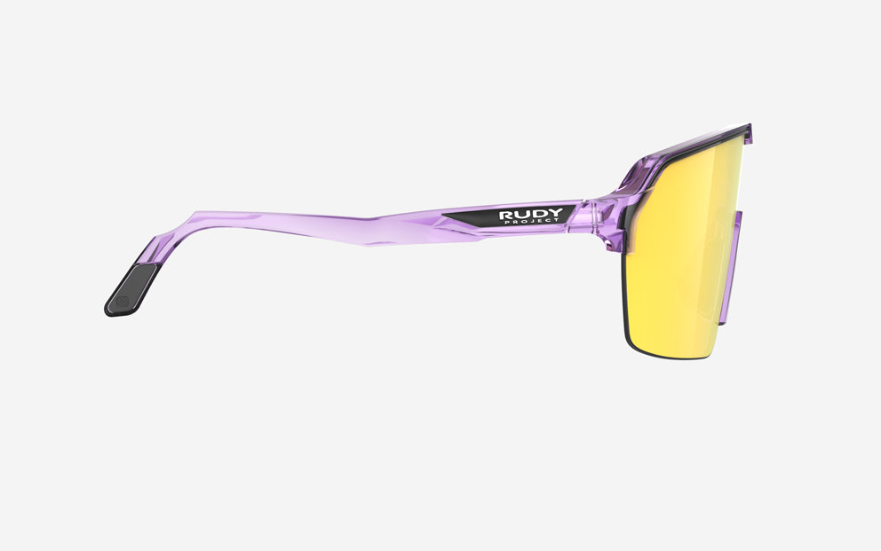 Occhiali Rudy Spinshield Air - Crystal Lilac Multilaser Gold - E