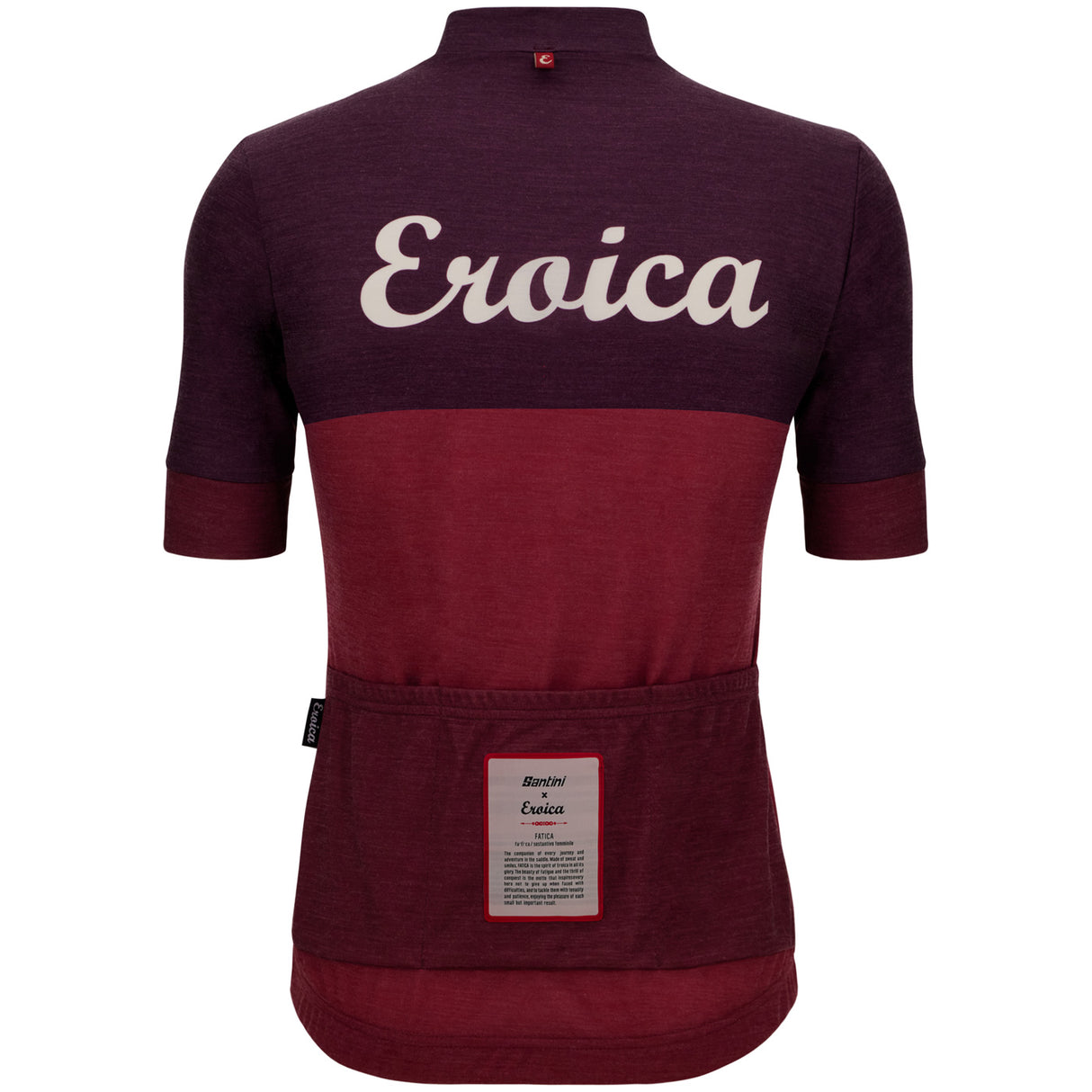 Maglia in lana Eroica Luce - Bordeaux - A