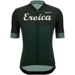 Eroica Luce wool jersey - Green