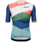 Santini 2023 UCI World Championship jersey - Cloudscape