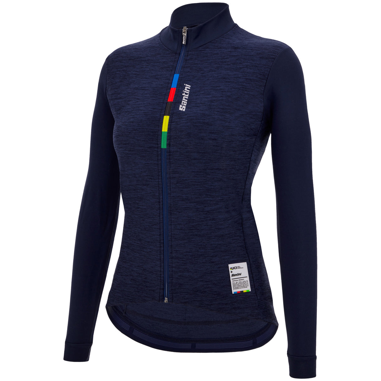 Maglia maniche lunghe donna Santini UCI Official Pure - Blu - H