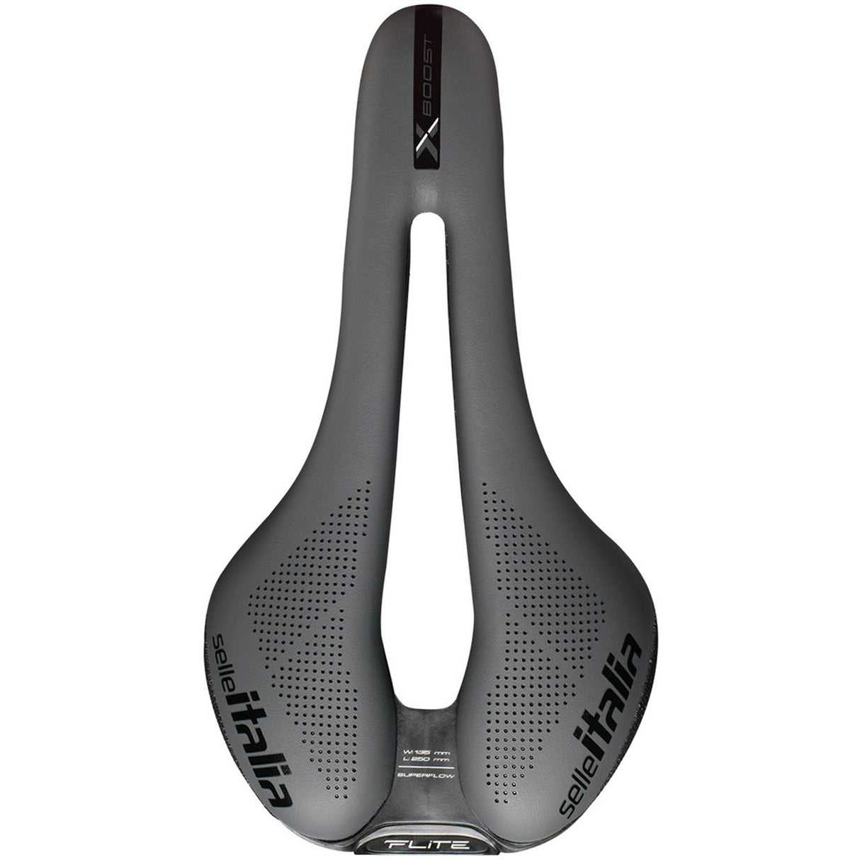 Sella Selle Italia Flite Boost X-Cross TI316 Superflow S3 - Grigio - H