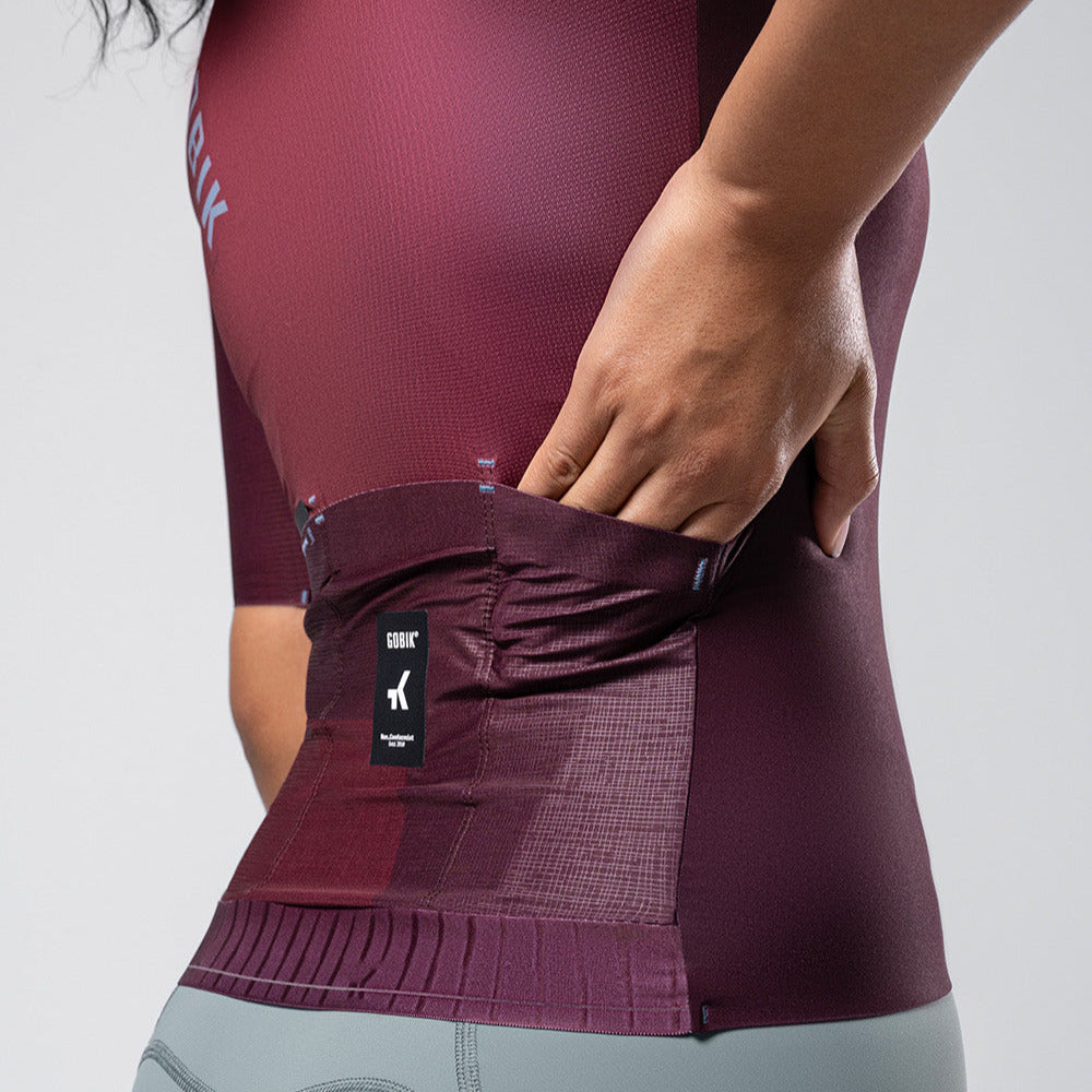 Maglia donna Gobik Attitude 2.0 Barossa - Bodeaux - H