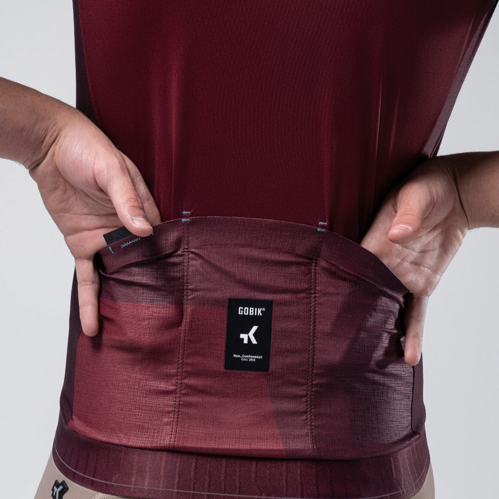 Maglia Gobik Magnitude Barossa - Bordeaux - B