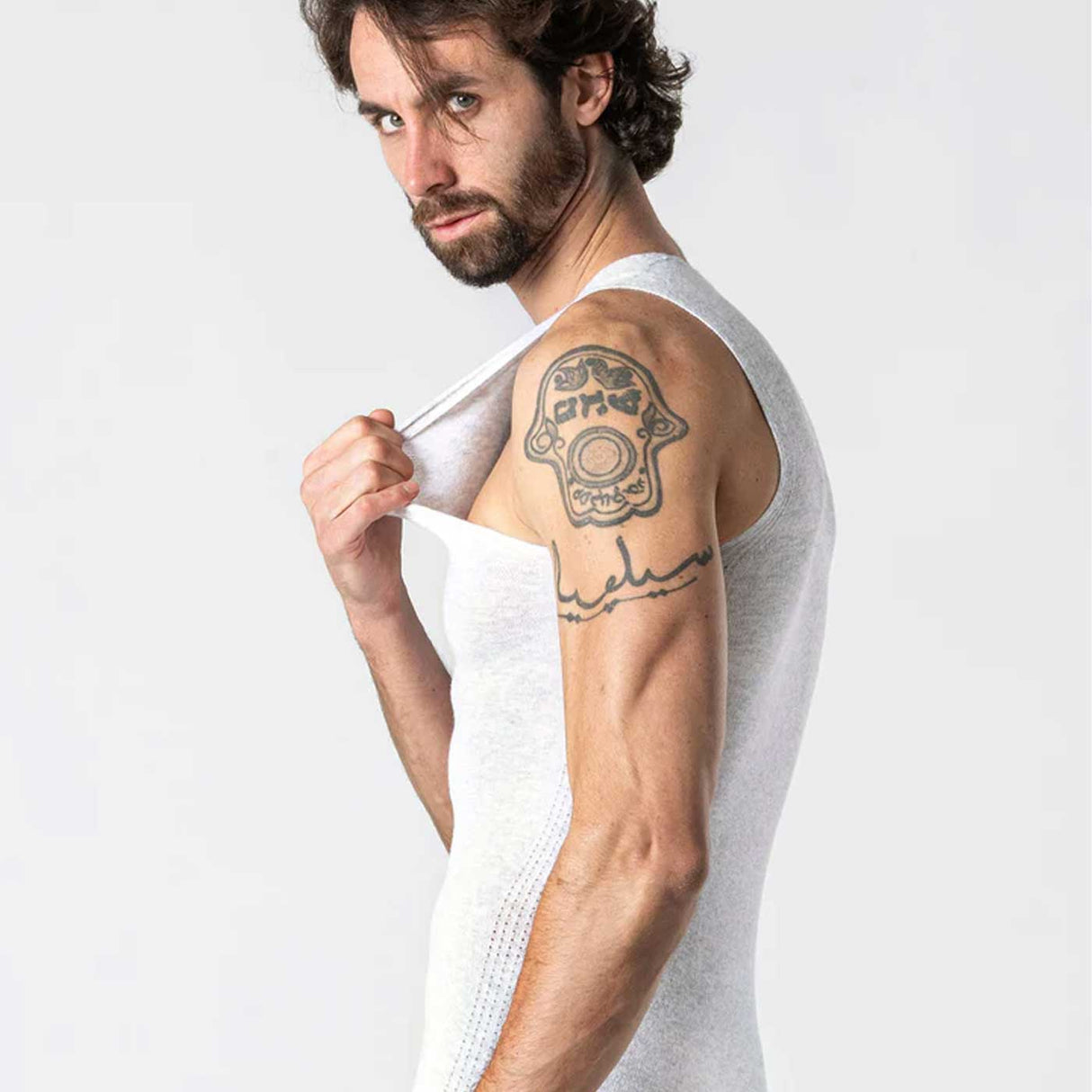 Maglia intima senza maniche Silverskin Stay Fresh - Grigio - N