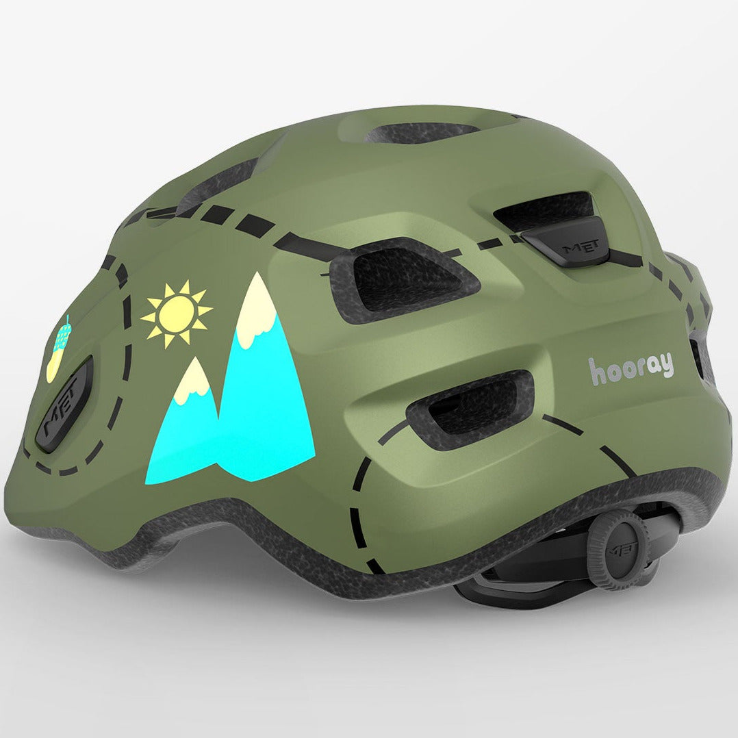 Casco Met Hooray - Verde scuro - Q