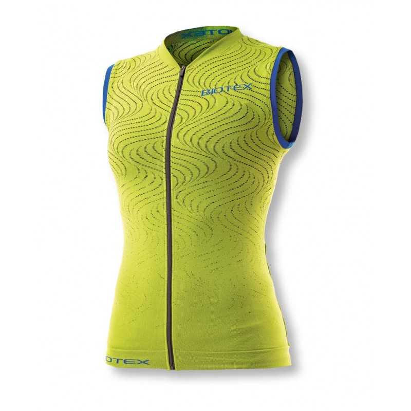 Maglia donna senza maniche Biotex Soffio - Verde - F