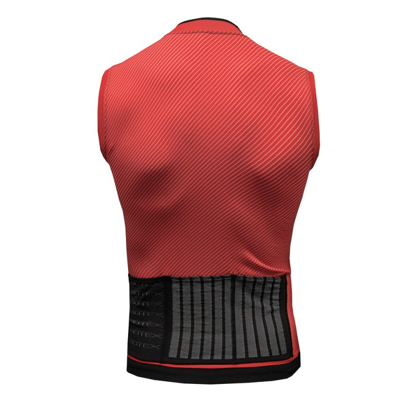 Maglia senza maniche Biotex Soffio - Rosso nero - G