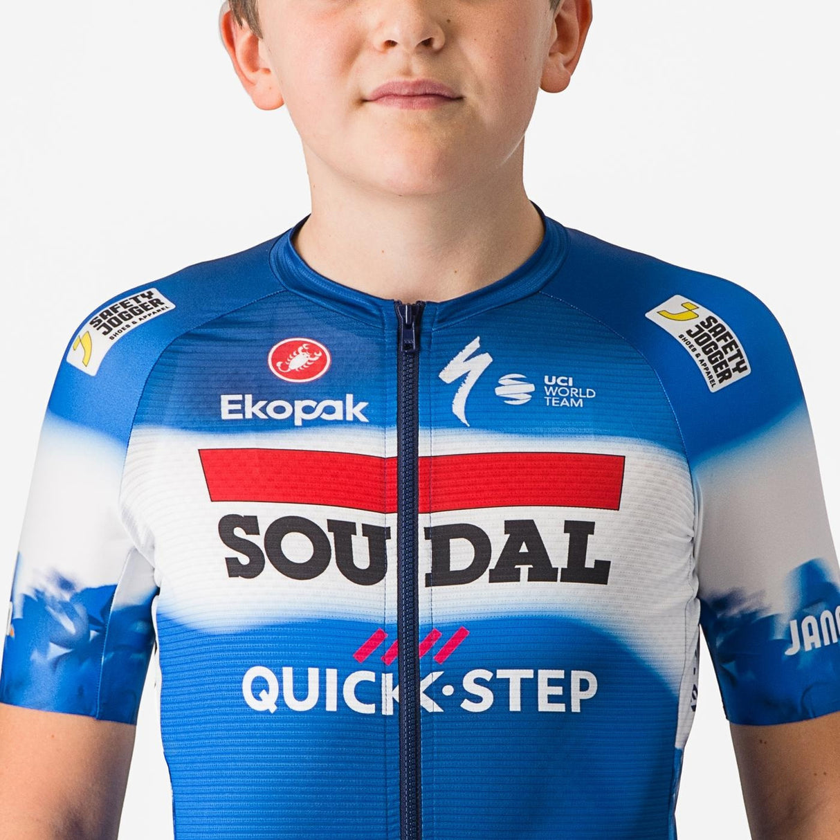 Maglia bambino Castelli Soudal Quick-Step 2024 Aero - I