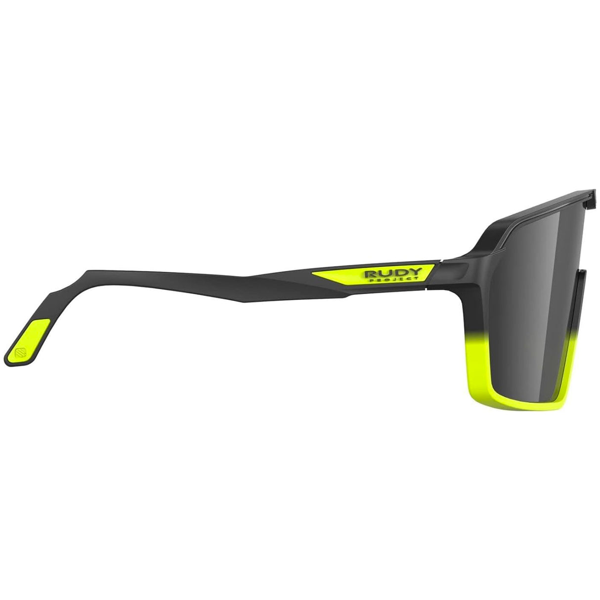 Occhiali Rudy Spinshield - Black fade yellow fluo smoke - H
