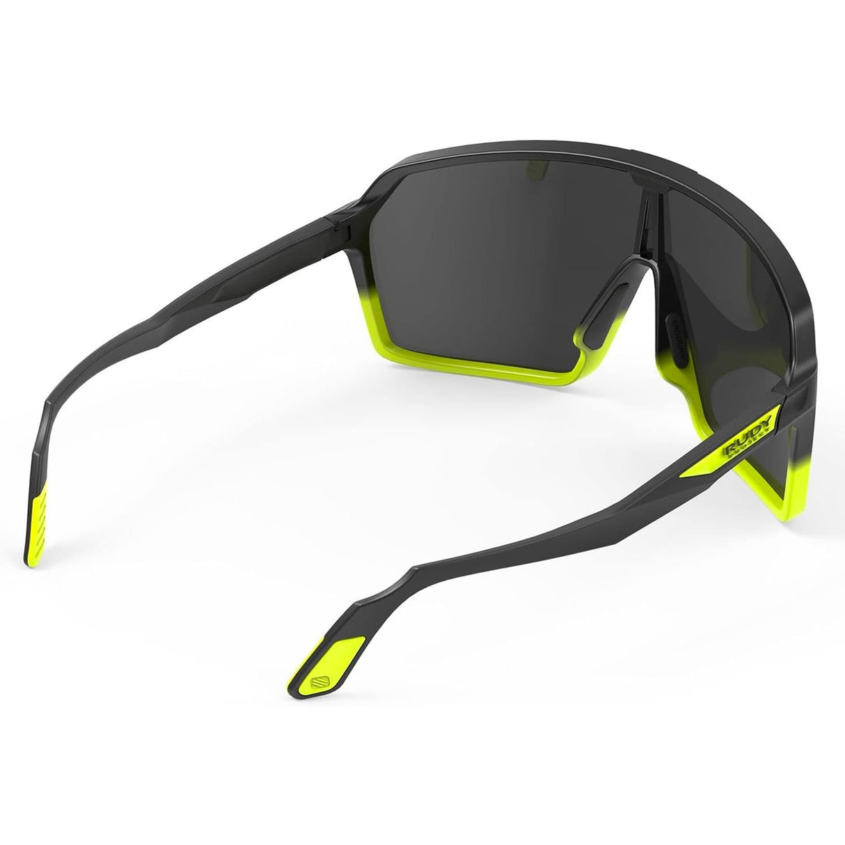 Occhiali Rudy Spinshield - Black fade yellow fluo smoke - G