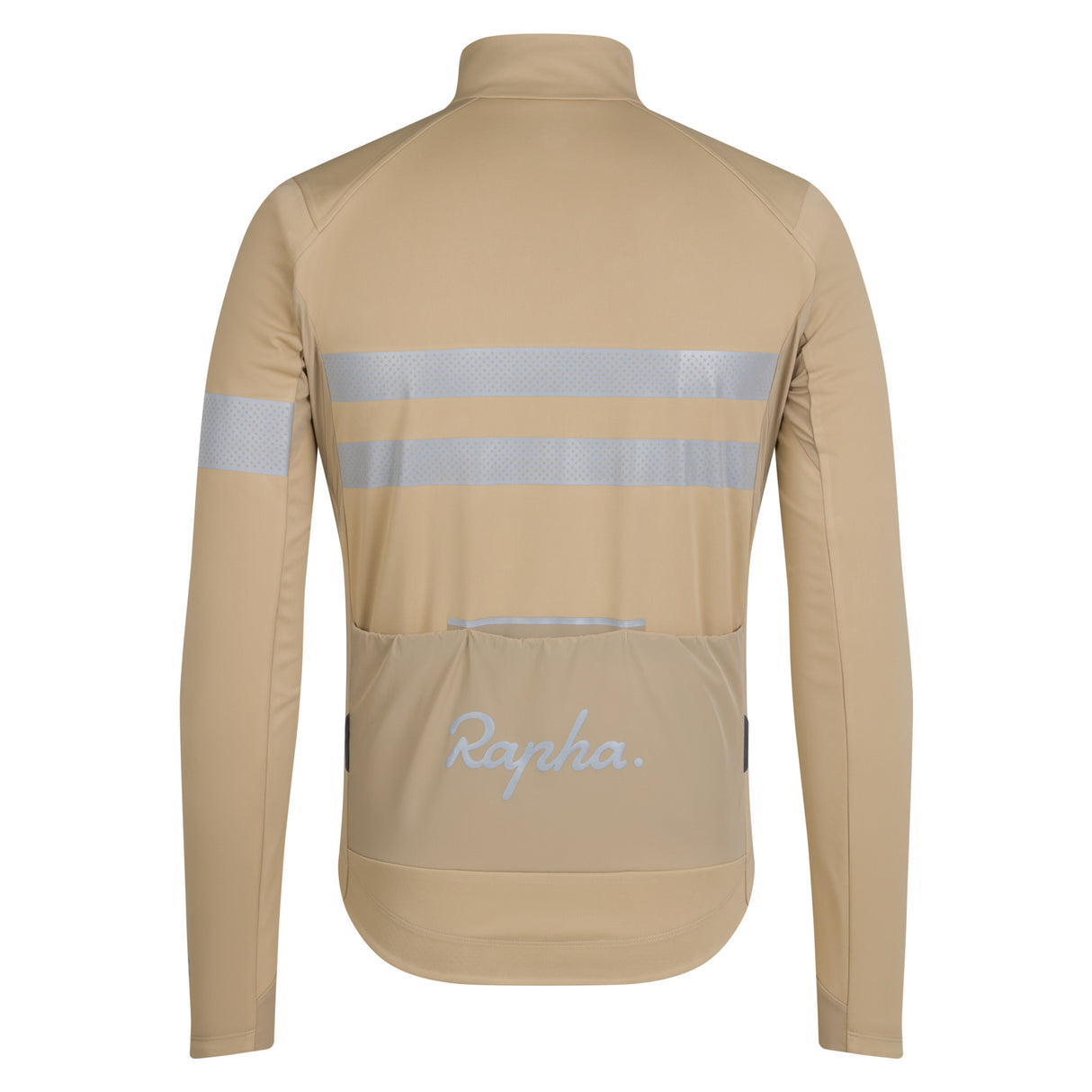 Maglia maniche lunghe Rapha Brevet Windstopper - Beige - C