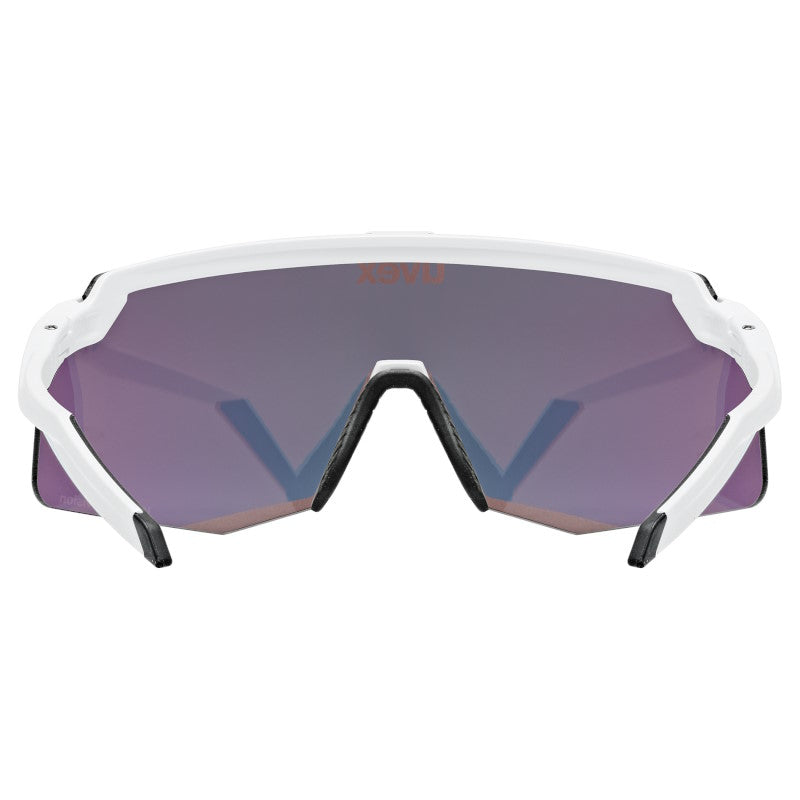 Occhiali Uvex Pace Stage S CV - White Matt Mirror Yellow - Q