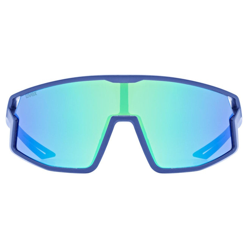 Occhiali Bambino Uvex Skyryse - Blue matt Mirror green - Q