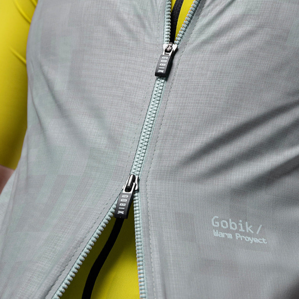 Gilet donna Gobik Plus 2.0 Cedar check - Verde - O