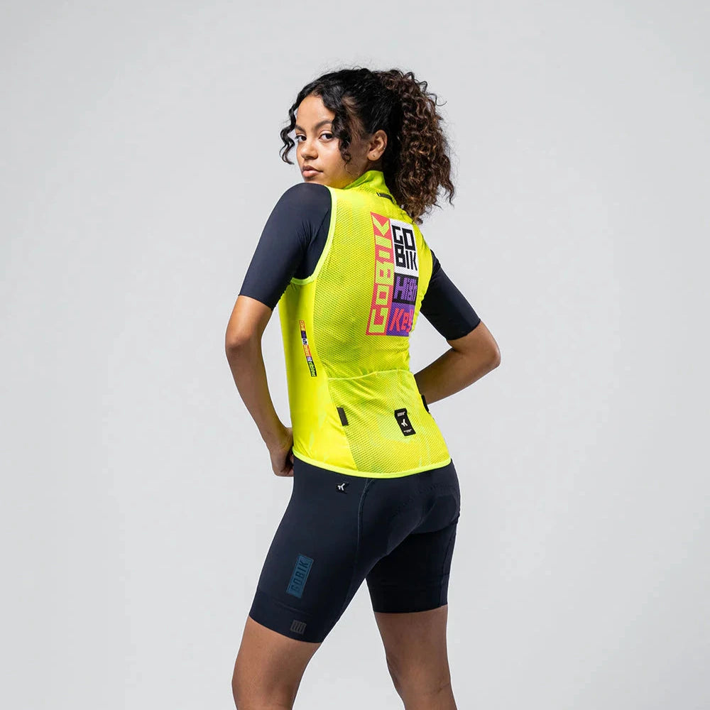 Gilet donna Gobik Plus 2.0 Liquid Lime - Giallo - Q