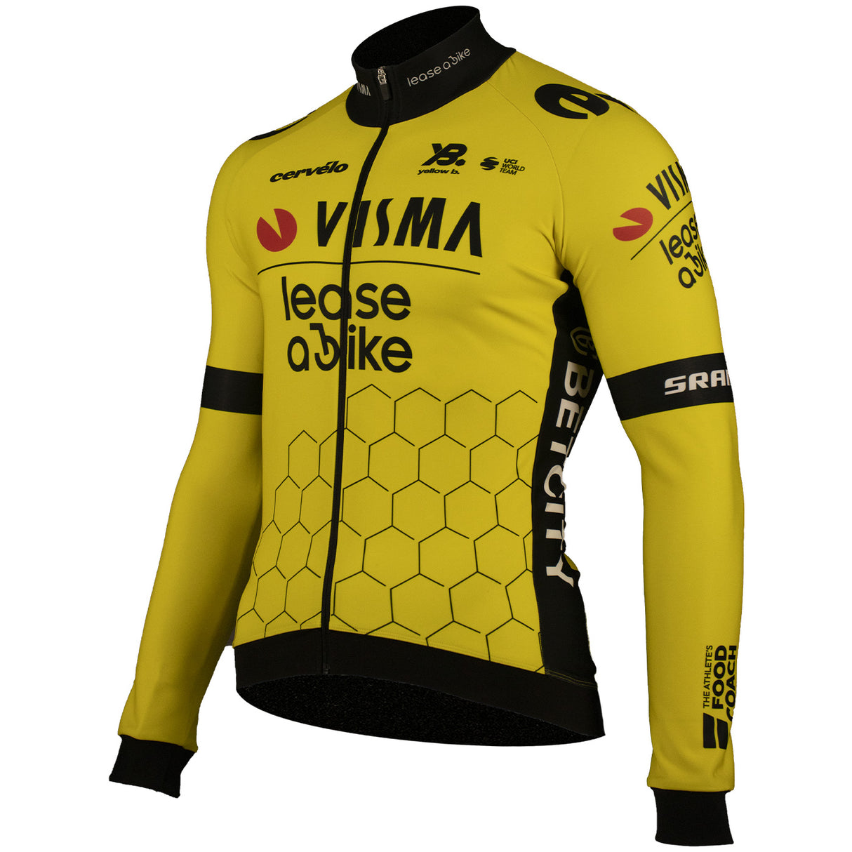 Maglia maniche lunghe Team Visma Lease a bike 2025 Premium - O