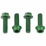 WolfTooth Bottle Cage Screws Aluminum - Green