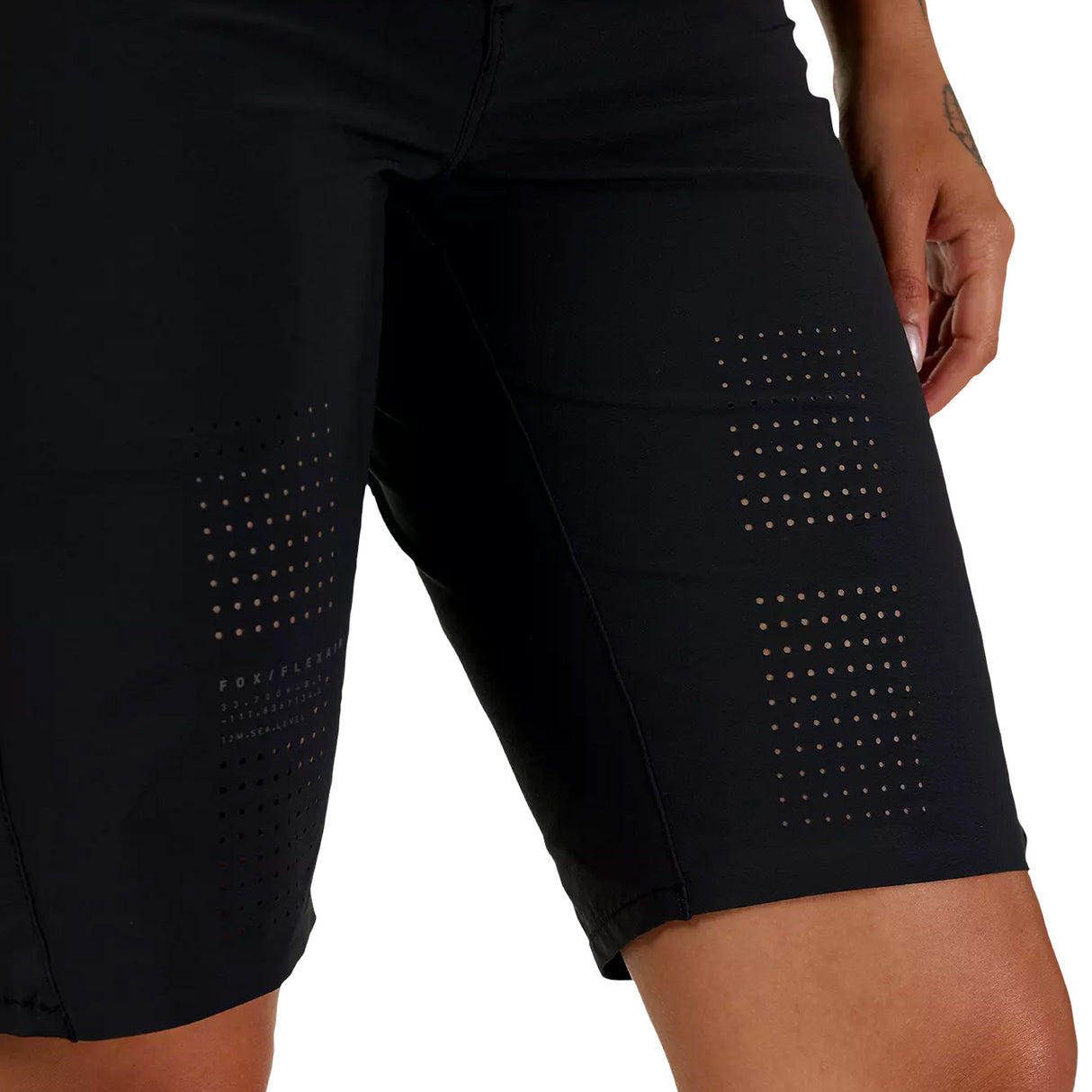 Pantaloncini Fox mtb donna Flexair - Nero nero - M
