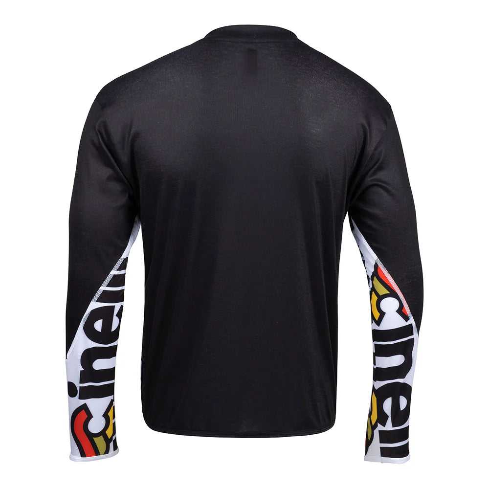 T-Shirt maniche lunghe Cinelli Gravel - Nero - H