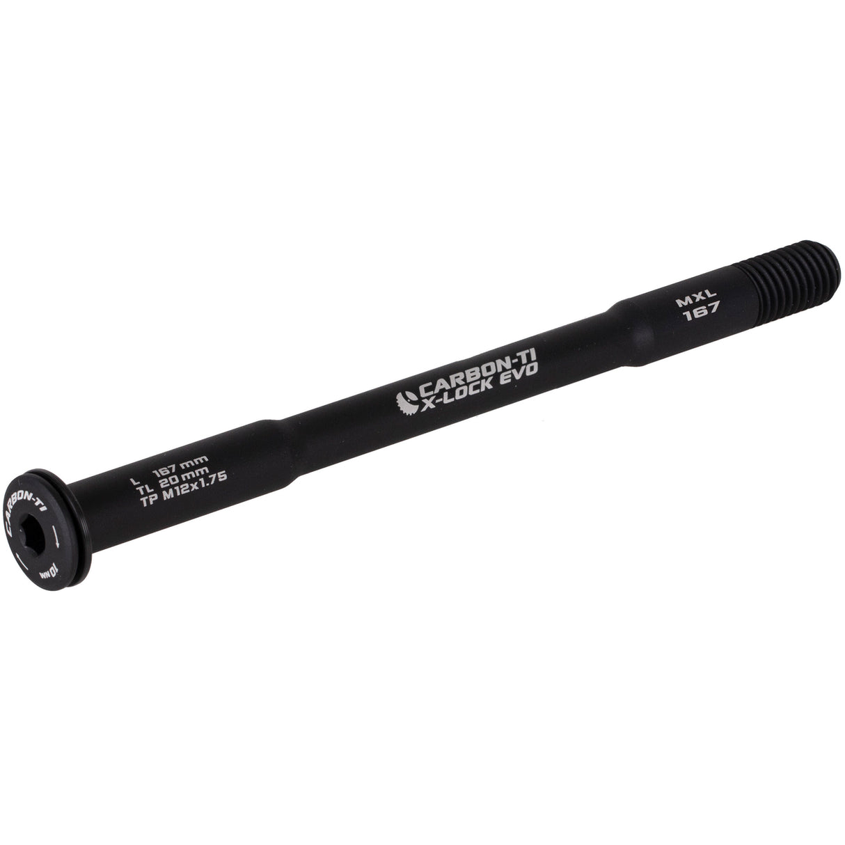 Perno passante Carbon-Ti X-Lock EVO 12x1.75 - 167 mm - B