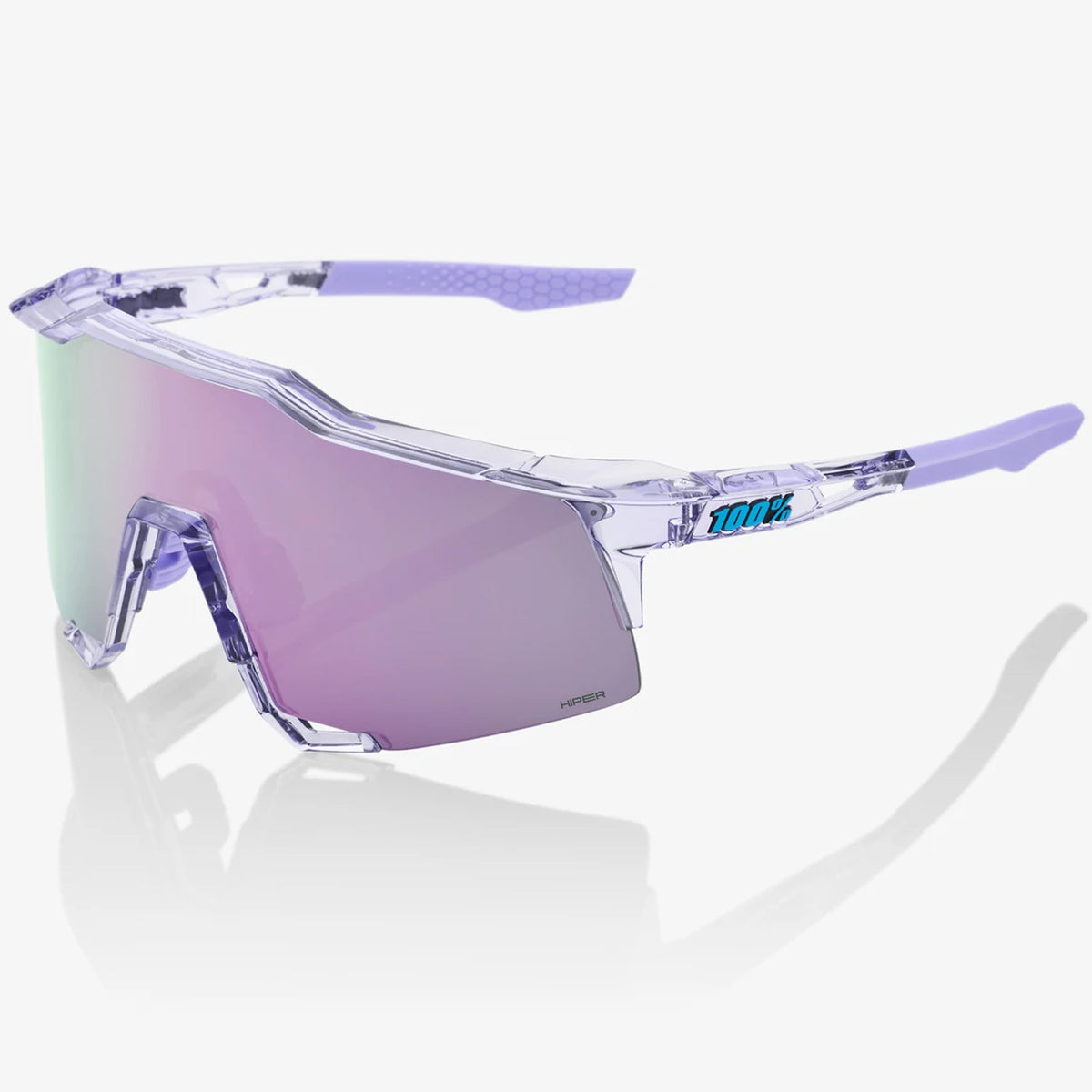 Occhiali 100% Speedcraft - Polished Transulcent Lavender HiPER Lavender - P