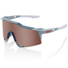 100% Speedcraft sunglasses - Soft Tact Stone Grey HiPER Crimson Silver
