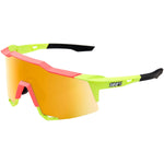100% Speedcraft sunglasses - Matte Washed Out Neon Yellow