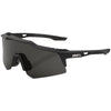 100% Speedcraft XS glasses - Soft Tact Black Smoke