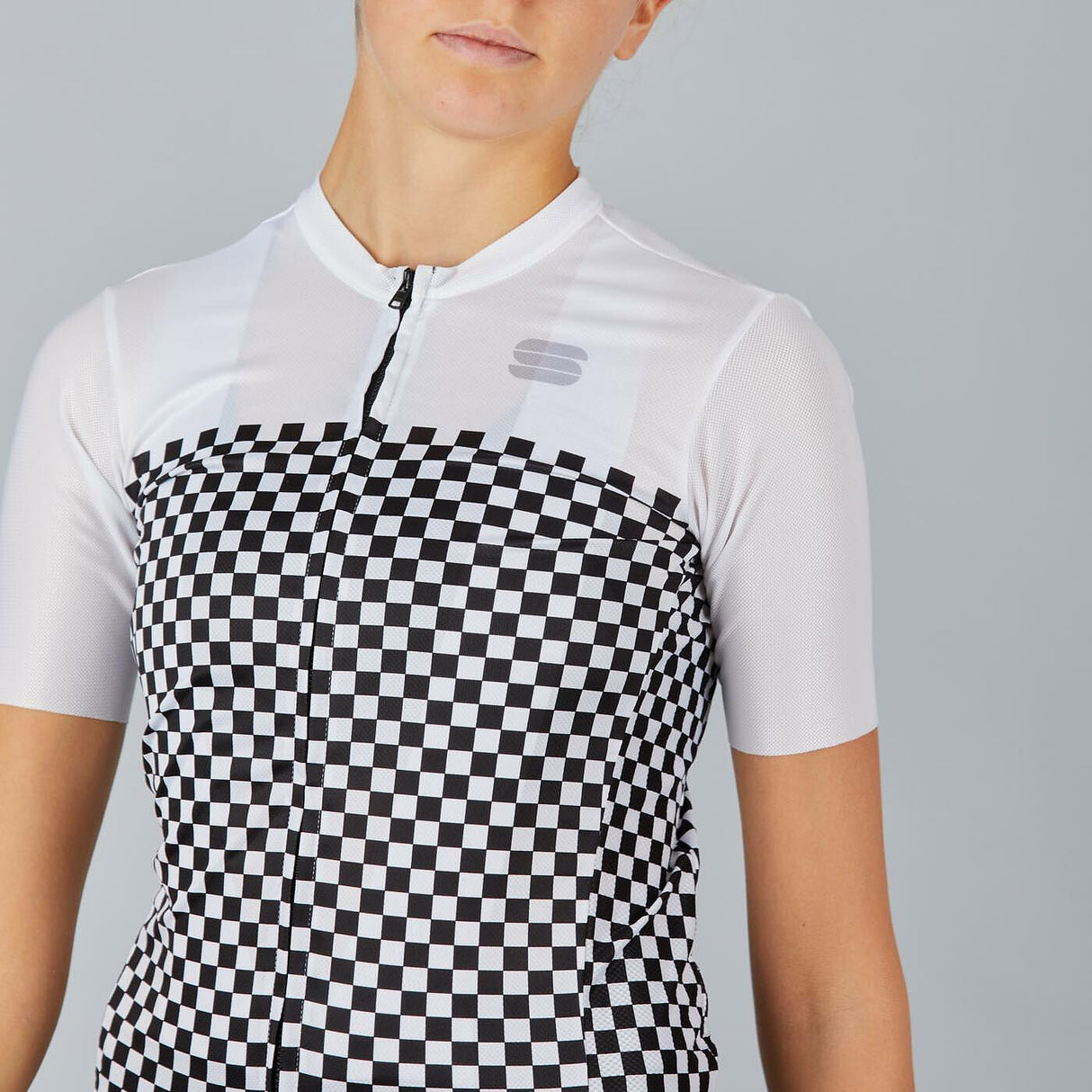 Maglia donna Sportful Checkmate - Bianco