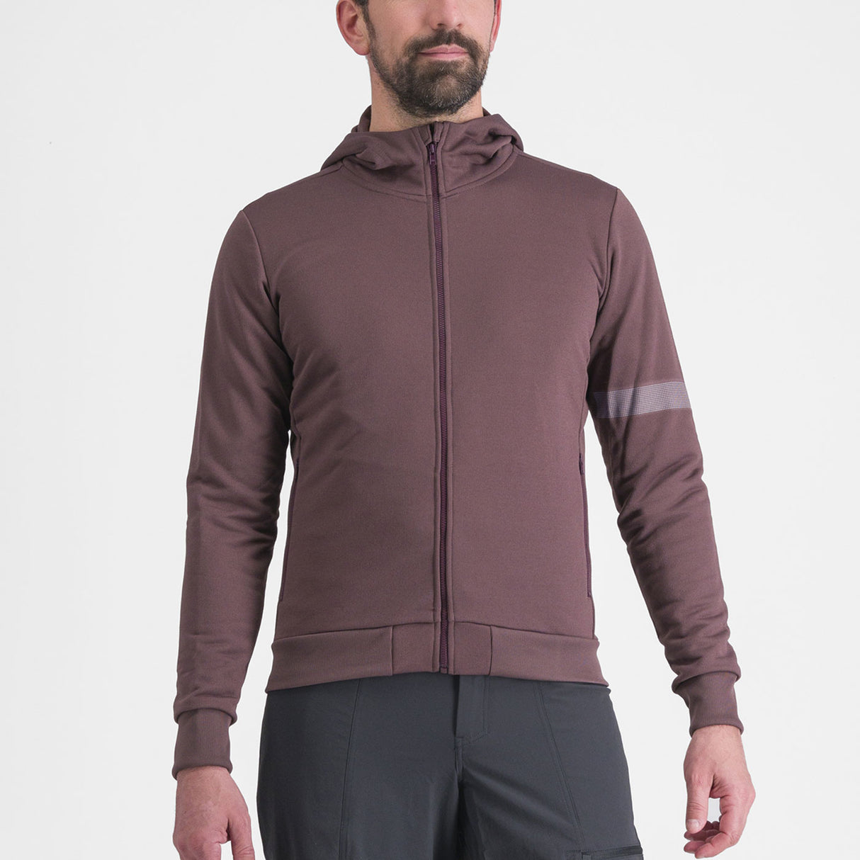 Felpa Sportful Giara Hoodie - Viola - M