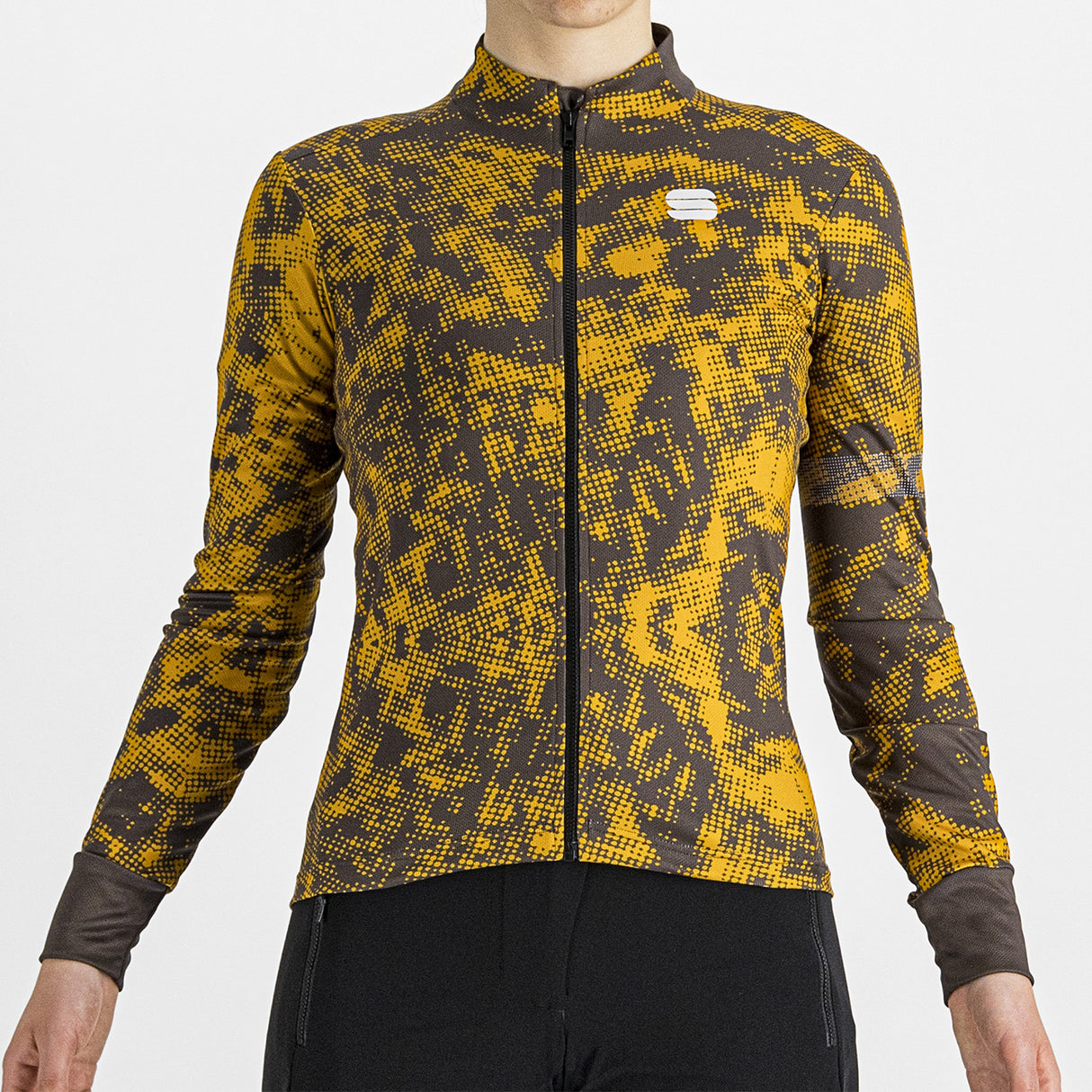 Maglia donna maniche lunghe Sportful Escape Supergiara Thermal - Giallo - F