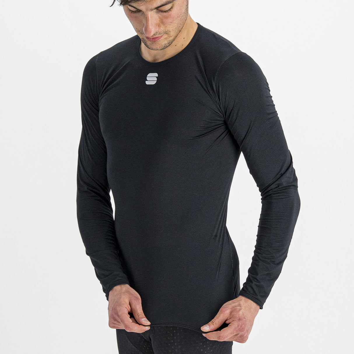 Maglia intima maniche lunghe Sportful Midweight Layer - Nero - B