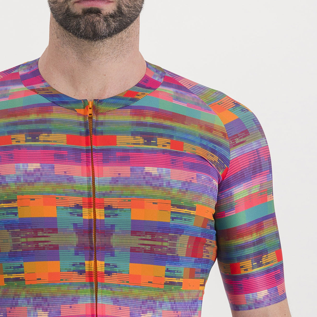 Maglia Sportful Glitch Bomber - Rosa - D
