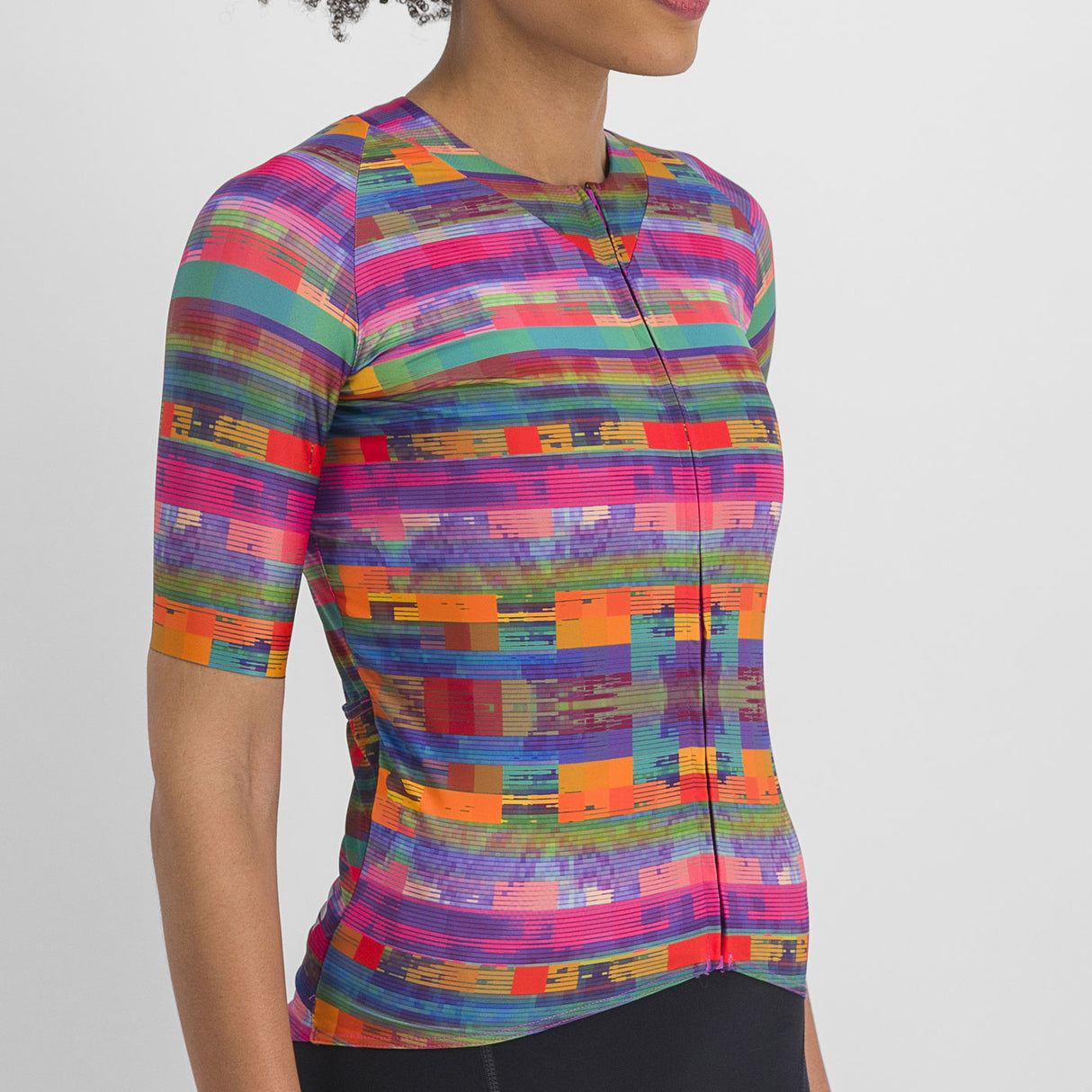 Maglia donna Sportful Glitch Bomber - Rosa - G