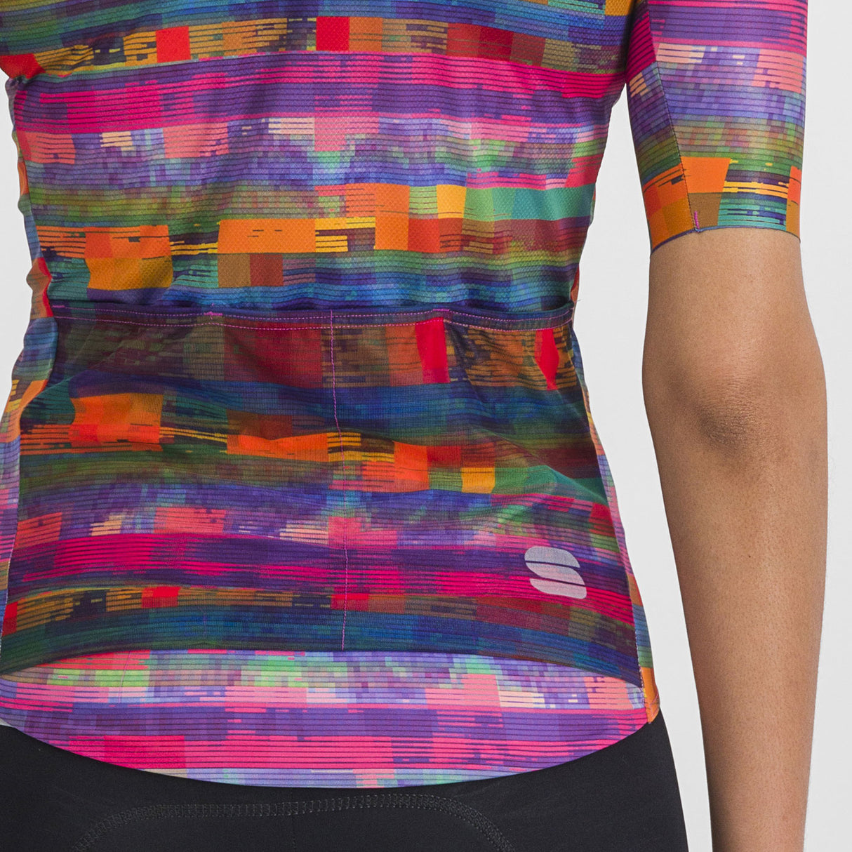 Maglia donna Sportful Glitch Bomber - Rosa - I