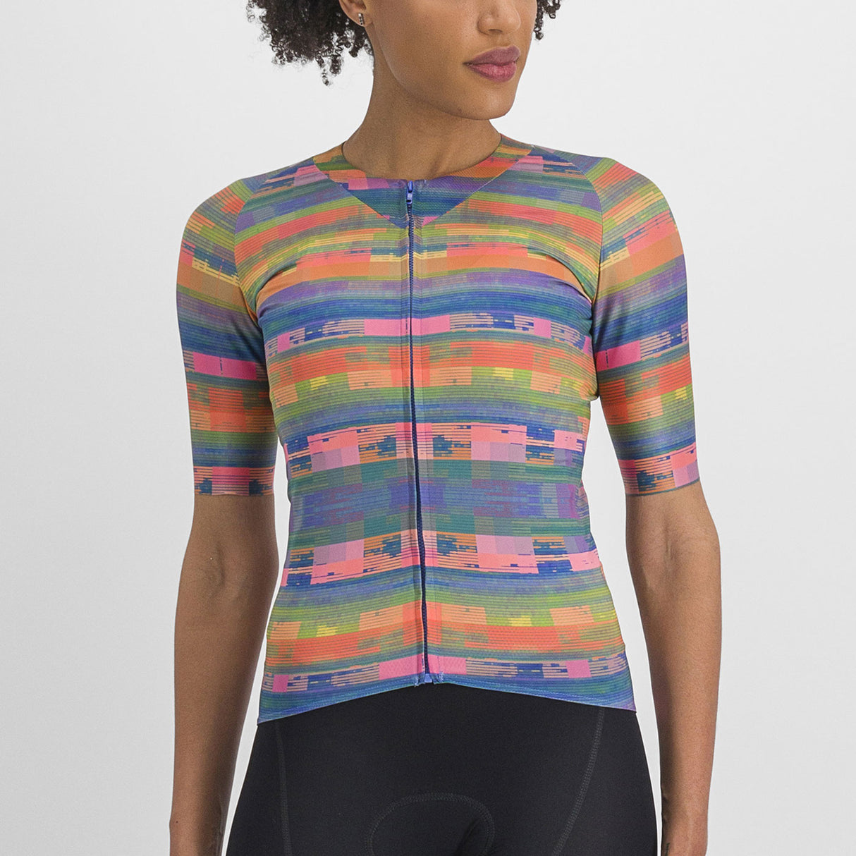Maglia donna Sportful Glitch Bomber - Arancio - Q