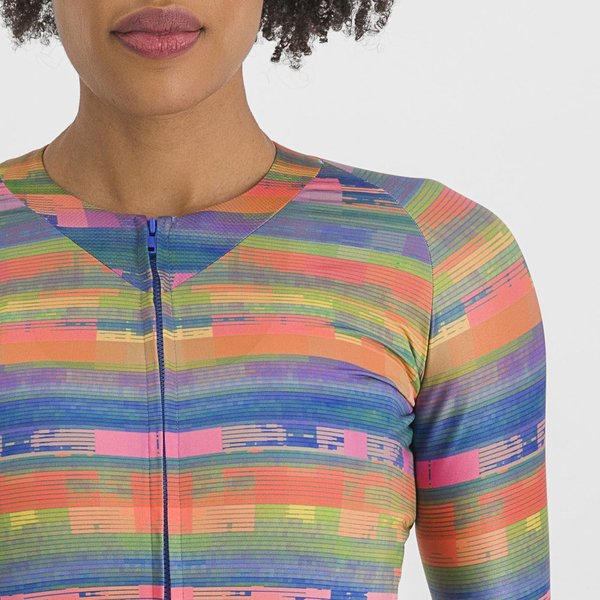 Maglia donna Sportful Glitch Bomber - Arancio - C