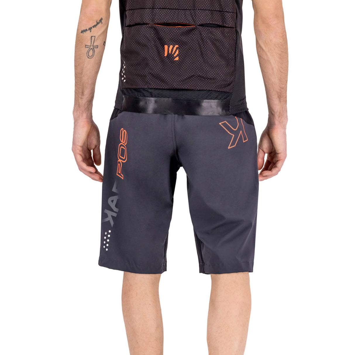 Pantaloncini Karpos Rapid Baggy - Nero arancio - P