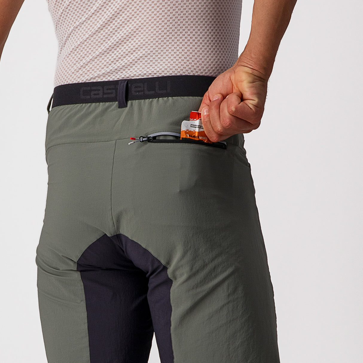 Pantaloncini Castelli Unlimited - Grigio - F