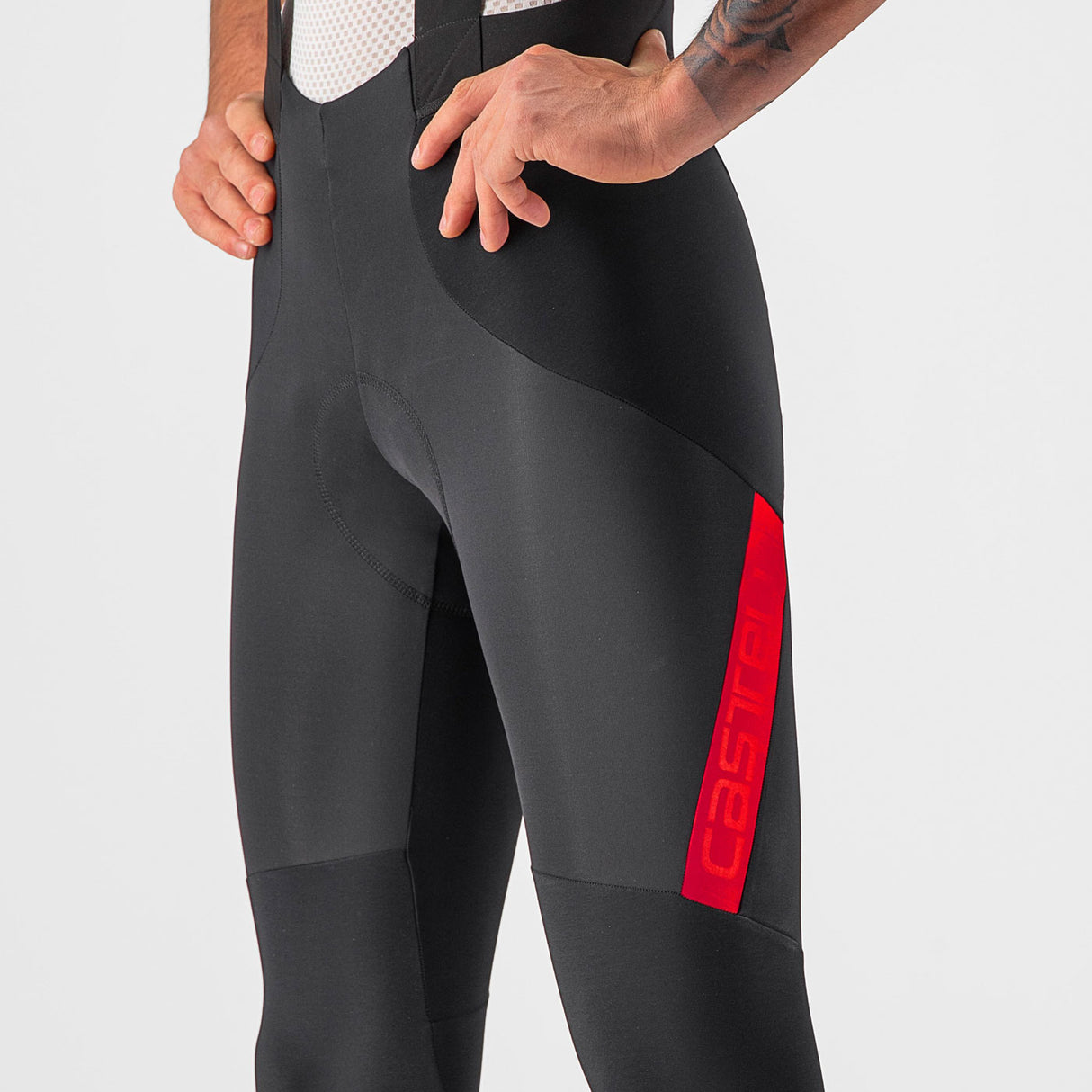 Calzamaglia Castelli Sorpasso RoS - Nero rosso - M