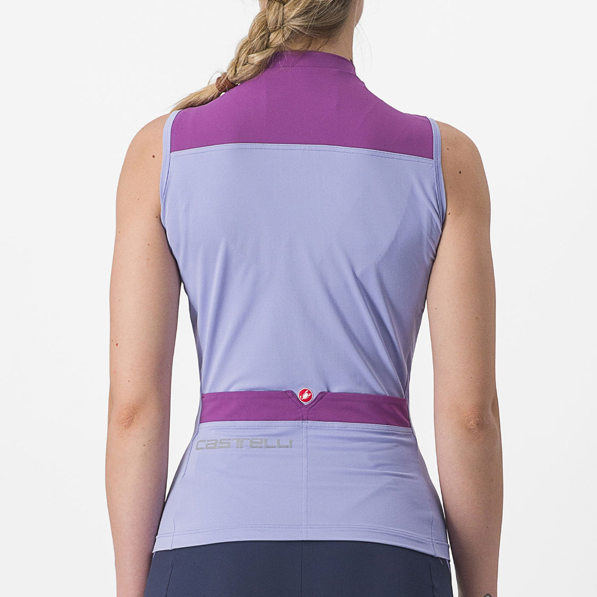 Maglia donna senza maniche Castelli Solaris - Viola - B