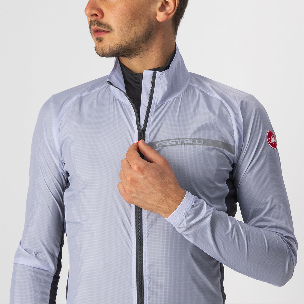 Mantellina Castelli Squadra Stretch - Grigio - Q