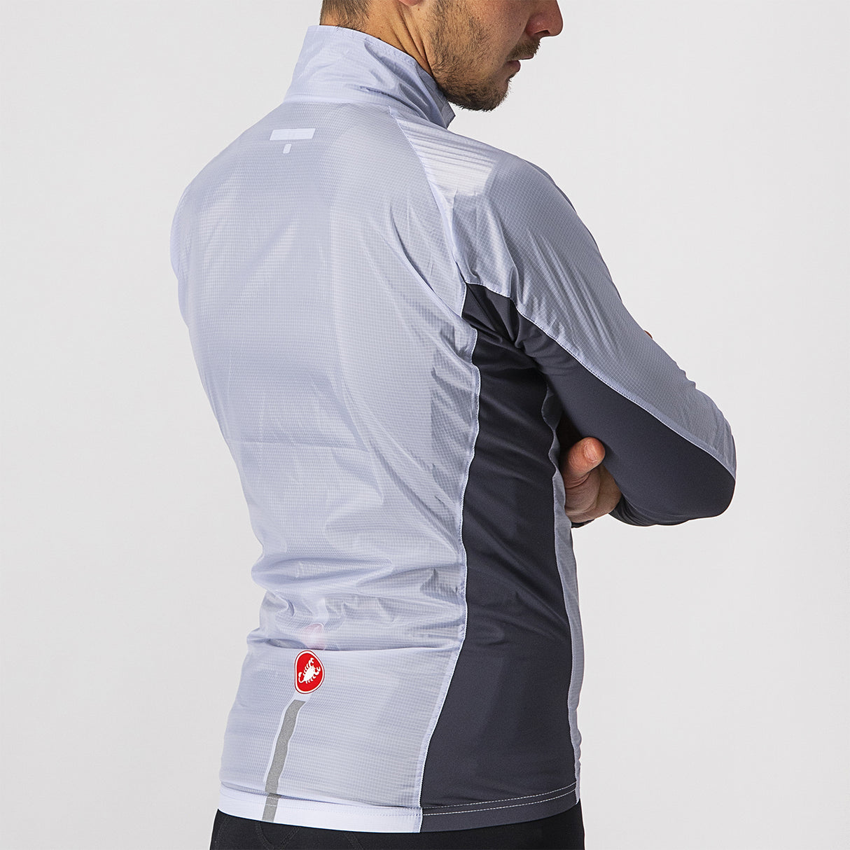 Mantellina Castelli Squadra Stretch - Grigio - B