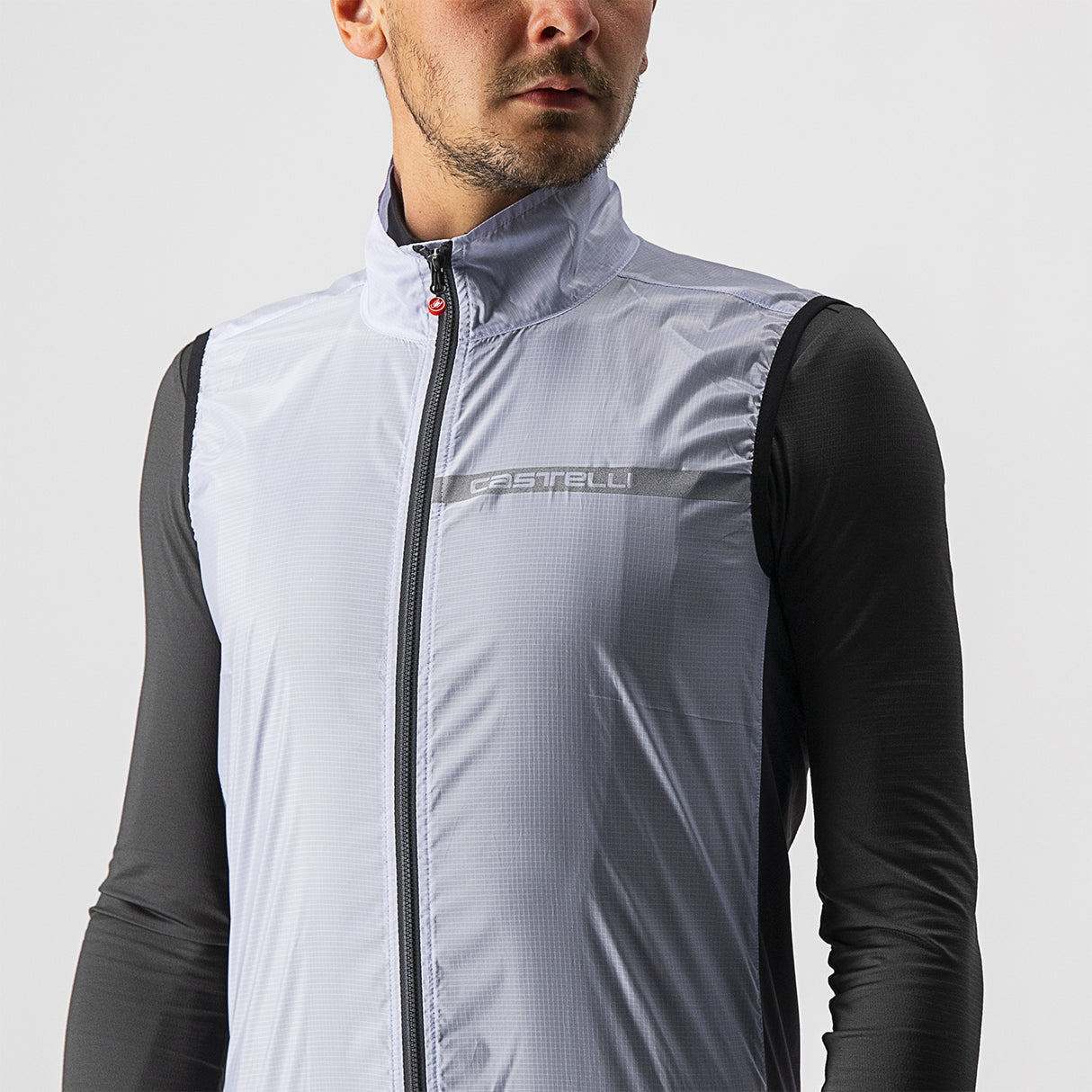 Gilet Castelli Squadra Stretch - Grigio - E