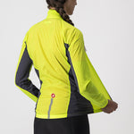 Castelli Squadra Stretch Frau jacket - Gelb Fluo