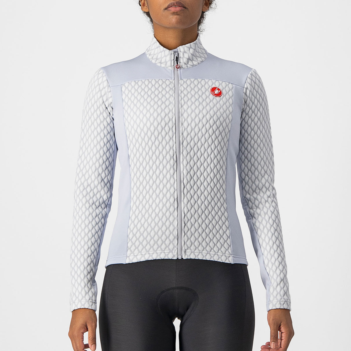Maglia maniche lunghe donna Castelli Sfida 2 - Grigio chiaro - Q