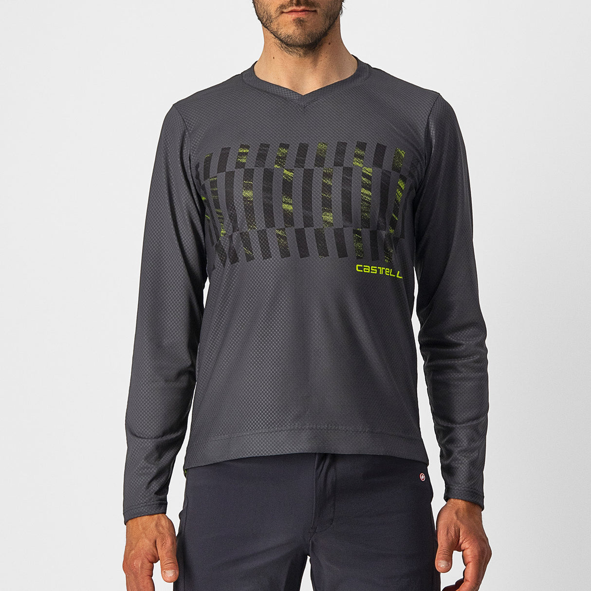 Maglia maniche lunghe Castelli Trail Tech Tee - Grigio - I