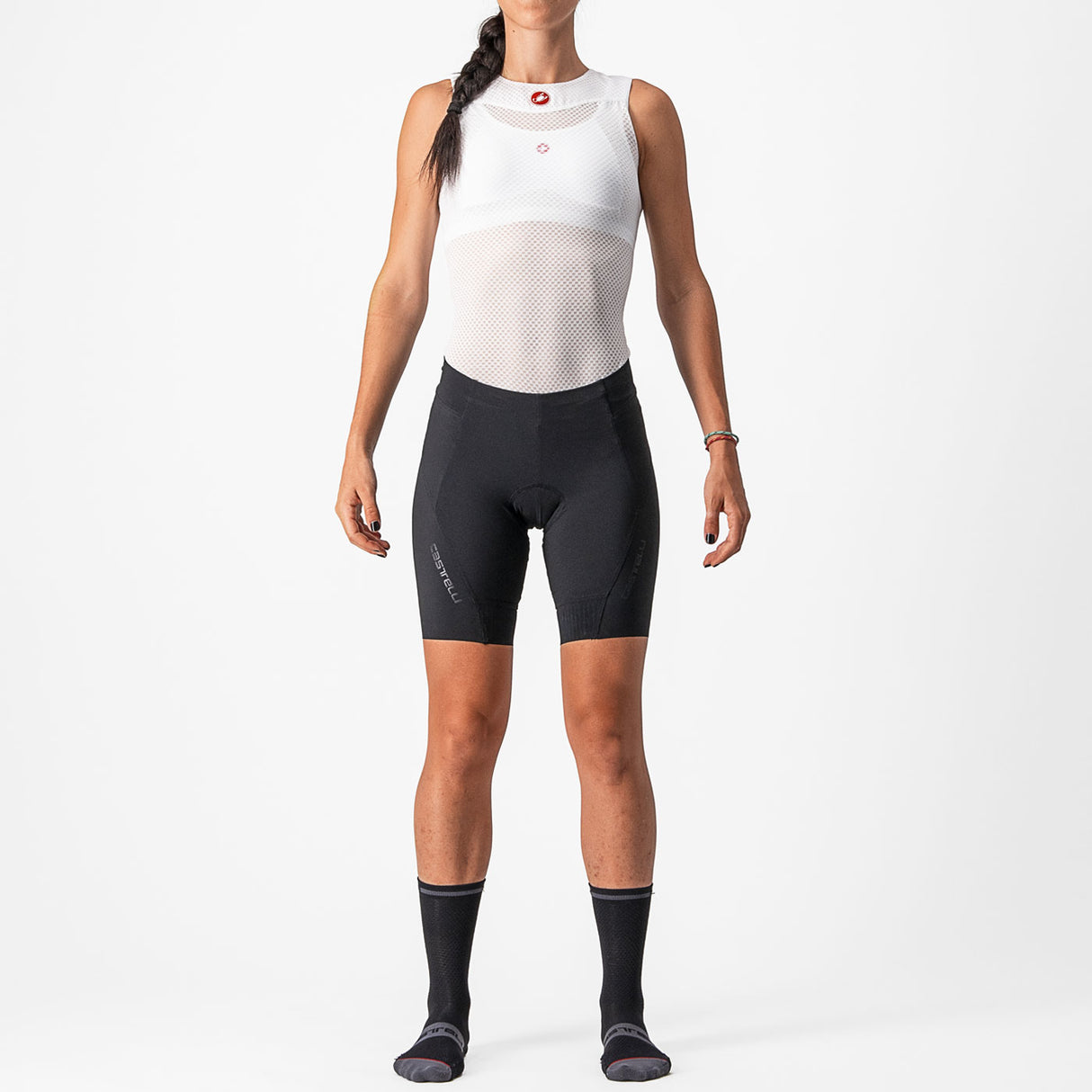 Pantaloncini donna Castelli Velocissima 3 - Nero - N